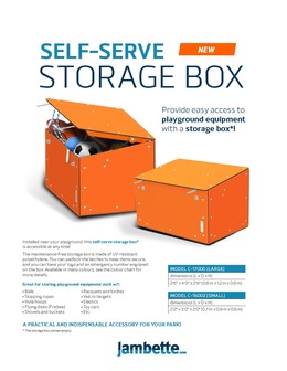Self-serve storage box