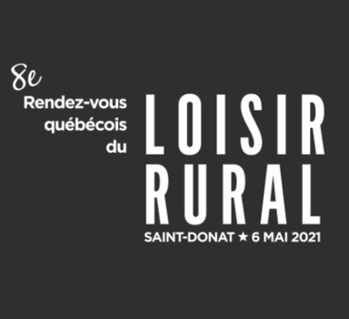 Annonce 8e Rendez-Vous Québecois du Loisir Rural