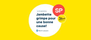 Jambette Grimpe Pour Une Bonne Cause!